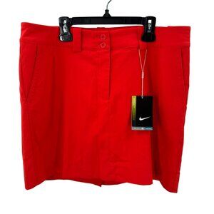 Nike Golf Dri-Fit Tour Performance Red Skort Womens Size 10